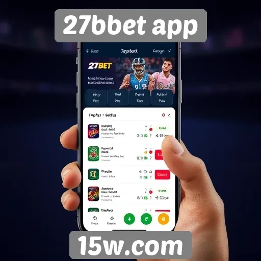 Análise da interface do usuário do 27bbet app